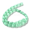 Macaron Color Natural Selenite Beads Strands X1-G-B102-A01-08-2