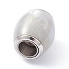 304 Stainless Steel Magnetic Clasps with Glue-in Ends STAS-P291-04P-3