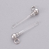 Transparent Painless Prevent Allergy Resin Stud Earring Findings KY-L005-06P-1