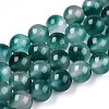 Two Tone Natural Jade Bead Strands X-G-R165-8mm-05-1