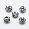 Handmade Polymer Clay European Beads CLAY-K002-C23-1