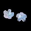 Dyed & Heated Glass Bead Caps GLAA-Z019-03R-2