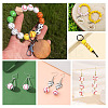 200Pcs 2 Colors Opaque Acrylic Round Beads SACR-BY0001-02-9