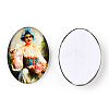 Glass Cabochons GGLA-T004-01X-2