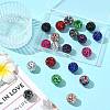 20Pcs 10 Colors Acrylic Rhinestone Beads OACR-FS0002-32-7