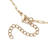 Brass Slider Necklace Makings AJEW-JB01271-3