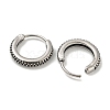 316 Surgical Stainless Steel Hoop Earrings EJEW-D096-23I-AS-2