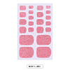 Solid Color Full-Cover Glitter Toenail Wraps MRMJ-N011-36I-1