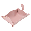 Leather Cartoon Cat Shape Cosmetics Jewelry Plate FIND-WH0152-14B-1