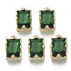 Glass Rhinestone Pendants X-GLAA-N038-20C-1