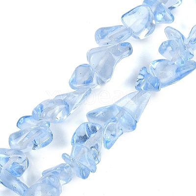 Transparent Glass Beads Strands GLAA-Z009-01D-1