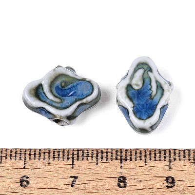 Handmade Porcelain Beads X-PORC-T133-30H-1