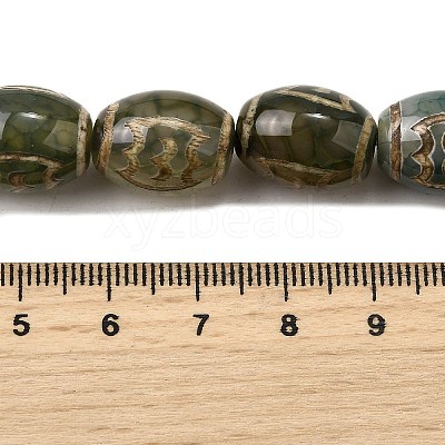 Tibetan Style dZi Beads Strands G-S389-A05-1