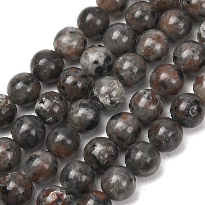Natural Fluorescent Syenite Rock(Glow under UV Light) Beads Strands GG-NH0012-A01-8mm-1