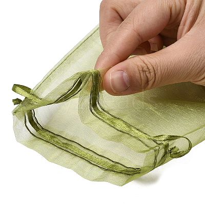 Organza Gift Bags with Drawstring OP-R016-13x18cm-13-1