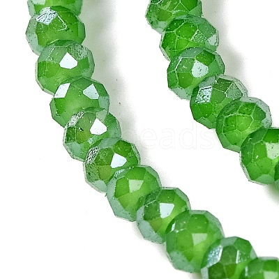 Baking Electroplate Glass Beads Strands DGLA-A039-J2MM-B11-1