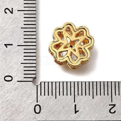 Brass Pave Cubic Zirconia Multi-strand Links KK-F913-13G-01-1