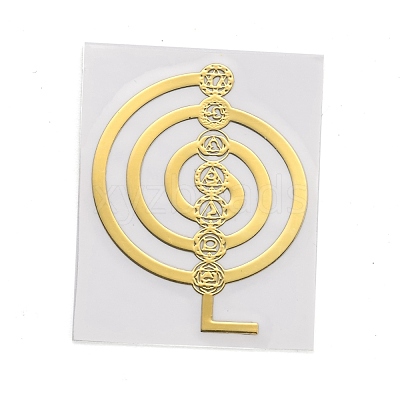 Self Adhesive Brass Stickers DIY-I044-24G-1