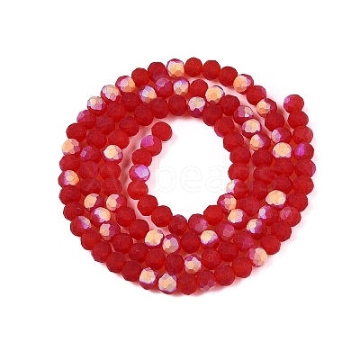 Transparent Glass Beads Strands EGLA-A044-T4mm-MB01-1