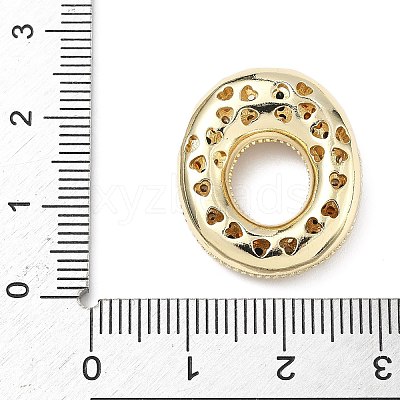 Brass Micro Pave Cubic Zirconia Pendants KK-Z108-02G-O-1
