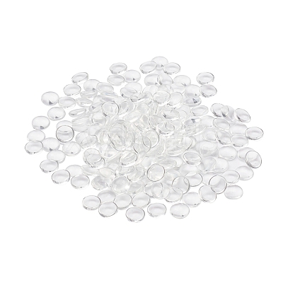 200Pcs Transparent Glass Cabochons GGLA-YW0001-05-1