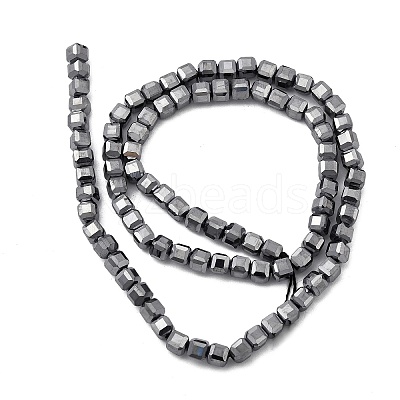 Synthetic Terahertz Stone Beads Strands G-H327-L03-03-1