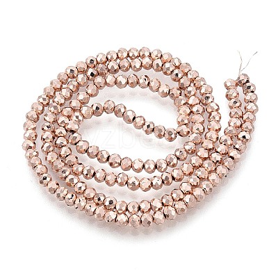 Electroplate Glass Beads Strands EGLA-D030-15A-04-1