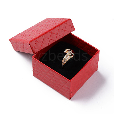 Square Cardboard Ring Boxes CBOX-S020-01-1