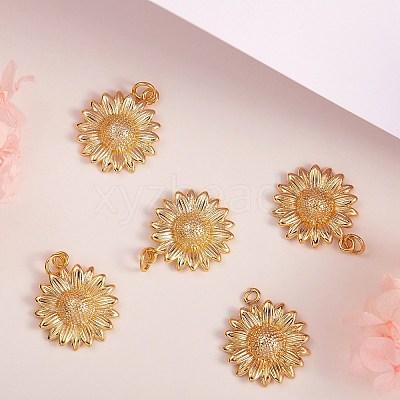 5Pcs Brass Pendants KK-SZ0004-39-1