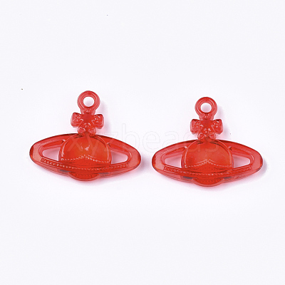 Transparent Acrylic Pendants TACR-S133-009-1