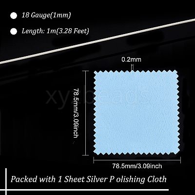 1M Sterling Silver Wire STER-BC0001-94C-1