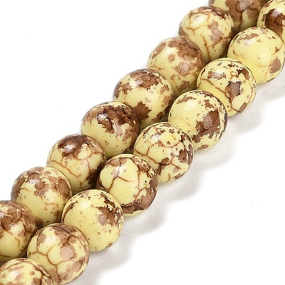 Synthetic Turquoise Beads Strands TURQ-F019-03I-1
