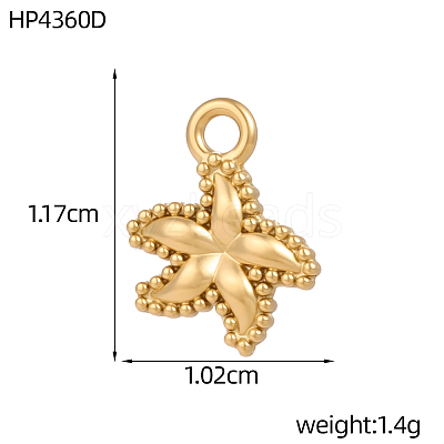 304 Stainless Steel Charms SA-OY001-61G-1