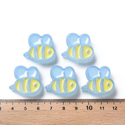 Transparent Acrylic Beads MACR-S374-06B-09-1