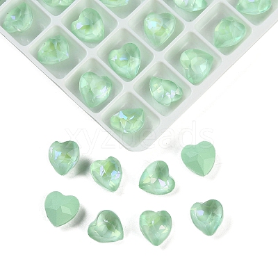 Pointed Back Glass Rhinestone Cabochons GGLA-S003-02E-1