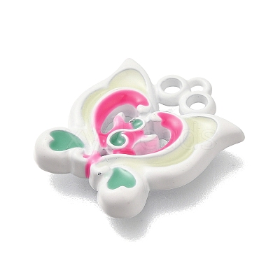 Spray Painted Alloy Pendants FIND-M041-01A-1