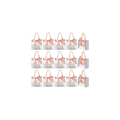 Folding Paper Gift Bags with Handle ABAG-WH0045-22-1