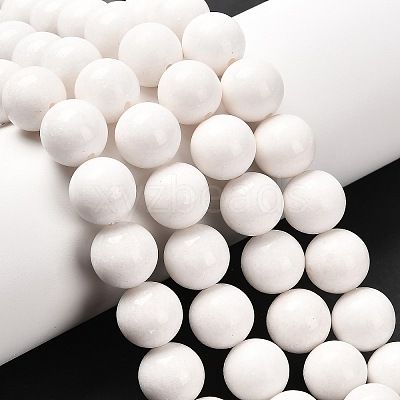 Natural Mashan Jade Round Beads Strands LS-G-D263-12mm-XS01-1