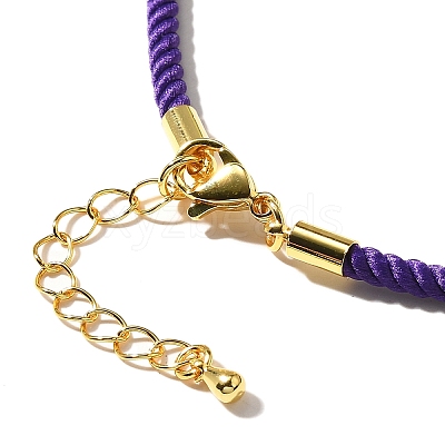 Nylon Milan Cord Necklace Making MAK-M028-01G-28-1