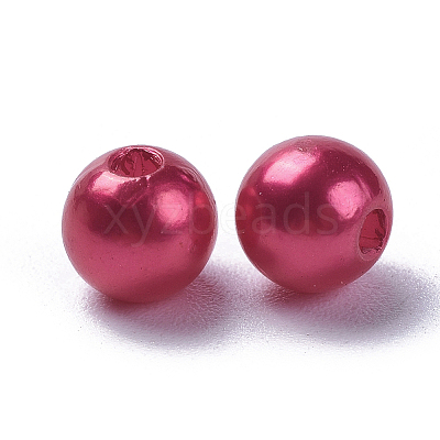 Imitation Pearl Acrylic Beads PL612-13-1
