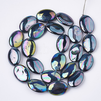 AB Color Freshwater Shell Beads Strands X-SHEL-S274-39A-1