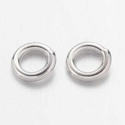 Brass Open Jump Rings X-JRC4mm-NF-1