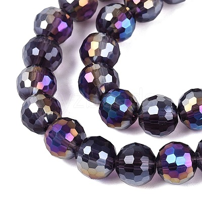 Transparent Glass Beads Strands GLAA-Q107-02A-20-1