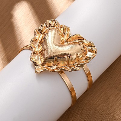 Alloy & Iron Cuff Bangles for Women BJEW-F501-04KCG-1