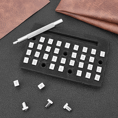 Leather Stamping Tool Kits AJEW-WH0129-18P-1