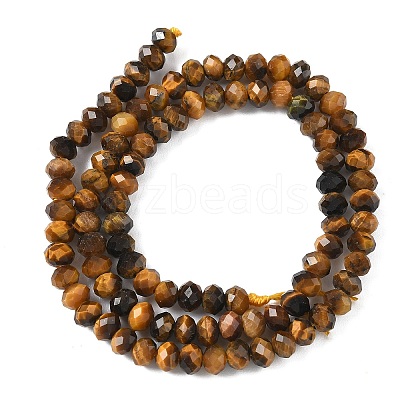 Natural Tiger Eye Bead Strands G-D344-A20-03-1