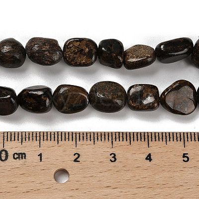 Natural Bronzite Beads Strands G-P497-01E-77-1
