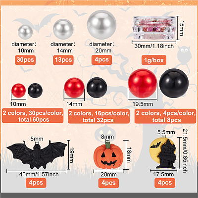Halloween Vase Fillers Kit DIY-BC0009-94-1