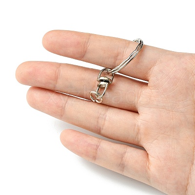 30Pcs 3 Styles Alloy Double Ended Swivel Eye Hook FIND-YW0004-30-1