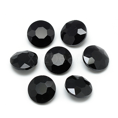 Pointed Back Glass Rhinestone Cabochons RGLA-T029-14mm-23-1